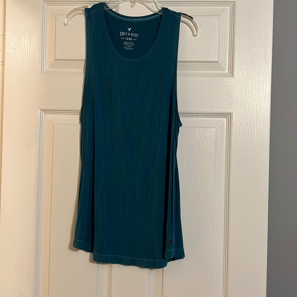 Blue Muscle American Eagle TankTop